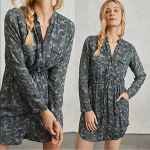 Cloth and Stone Nina Camo Mini dress